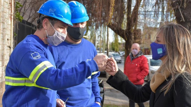 Inauguraron una red cloacal en Sarandí en Avellaneda